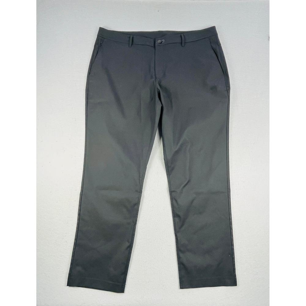 Public Rec Workday Pant Mens 38x30 Black Performance Chino Tech Trousers‎ Slim - Picture 2 of 7